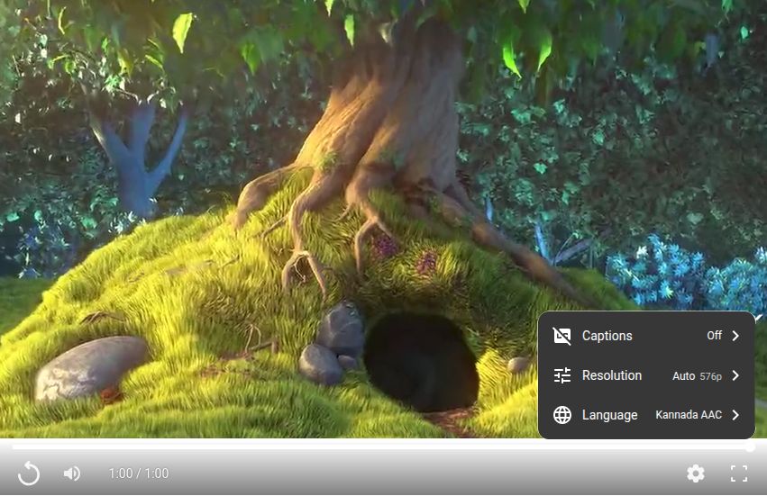 Google Shaka Player with Multilingual Selection Google Shaka Player with Multilingual Selection